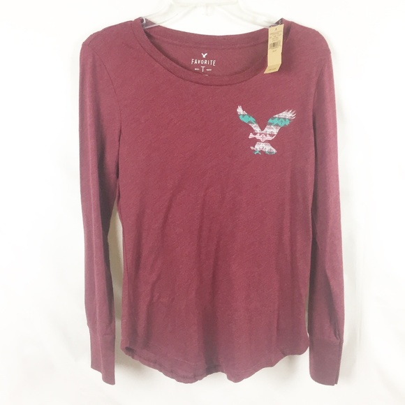 American Eagle Outfitters Tops - 🐸 American Eagle M NWT Long Sleeve T-shirt B50